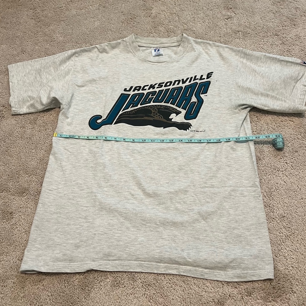 Vintage 1993 Jacksonville Jaguars Gray T-Shirt